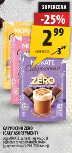 Arhelan Cappuccino Zero (cały asortyment) 200g Mokate oferta