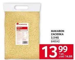 Selgros Makaron zacierka 2,5 kg economy oferta