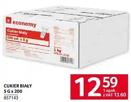 Selgros Cukier biały 5 kg x 200 economy oferta