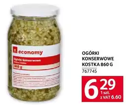 Selgros Ogórki konserwowe kostka 860 g economy oferta