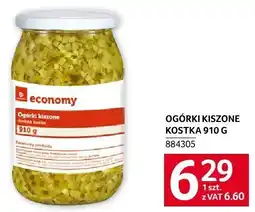 Selgros Ogórki kiszone kostka 910 g economy oferta