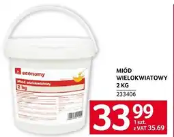 Selgros Miód wielokwiatowy 2 kg economy oferta