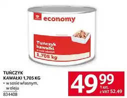 Selgros Tuńczyk kawałki 1,705 kg economy oferta