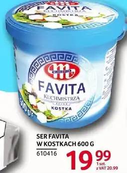 Selgros Ser Favita w kostkach 600g Mlekovita oferta