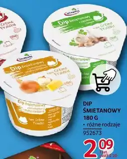 Selgros Dip śmietanowy różne rodzaje 180g Mlekpol oferta