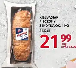 Selgros Kiełbasiak pieczony z indyka ok. 1kg Indykpol oferta