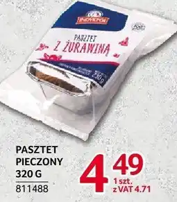 Selgros Pasztet pieczony z żurawiną 320g Indykpol oferta