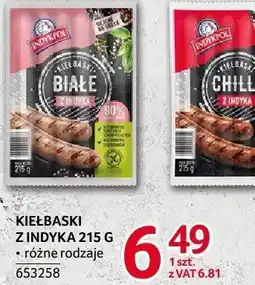 Selgros Kiełbaski z indyka 215g Indykpol oferta
