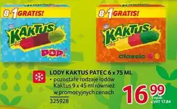 Selgros Lody kaktus patec 6x75ml oferta