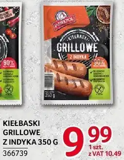 Selgros Kiełbaski grillowe z indyka 350g Indykpol oferta