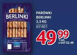 Selgros Parówki berlinki 2,5kg oferta