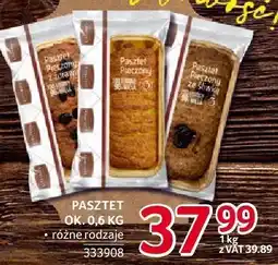 Selgros Pasztet ok. 0.6kg Zielińscy oferta