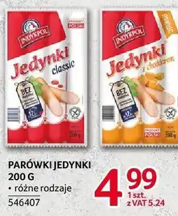 Selgros Parówki Jedynki classic 200g Indykpol oferta