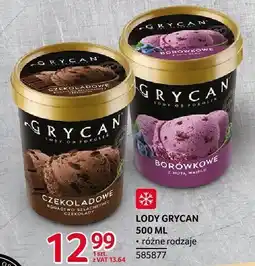 Selgros Lody Grycan borówkowe 500ml oferta
