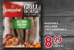 Selgros Kaszanka grillowa z boczkiem 600g Sokołów oferta