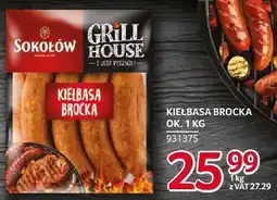 Selgros Kiełbasa brocka ok. 1kg Sokołów oferta