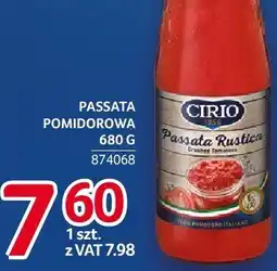 Selgros Passata pomidorowa 680g Cirio oferta