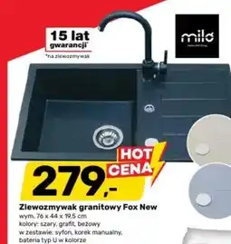 Bricomarche Zlewozmywak Milo oferta