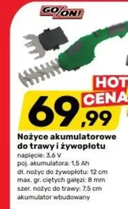 Bricomarche Nożyce akumulatorowe GO/ON! oferta