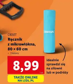 Lidl Ręcznik Crivit oferta