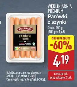 ALDI Parówki Wędliniarnia oferta