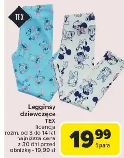 Carrefour Legginsy dziewczęce oferta