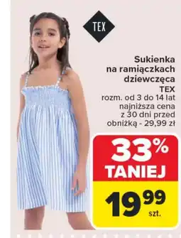 Carrefour Sukienka dziewczęca oferta