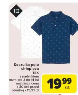 Carrefour Koszulka polo chłopięca oferta
