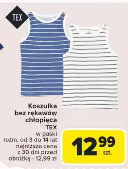 Carrefour Koszulka chłopięca TEX oferta