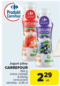 Carrefour Jogurt pitny Carrefour oferta