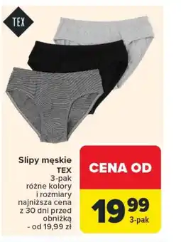 Carrefour Slipy męskie TEX oferta