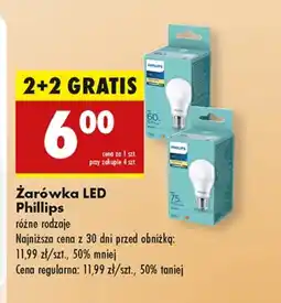 Biedronka Żarówka Philips oferta