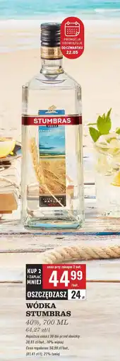 Biedronka Wódka Stumbras oferta