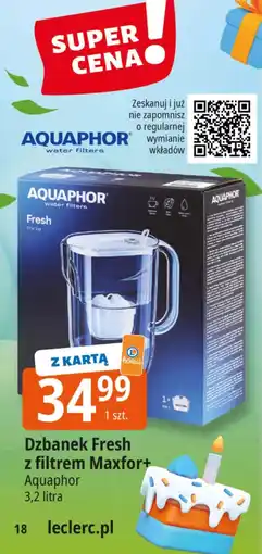 E.Leclerc Dzbanek z filtrem Aquaphor oferta