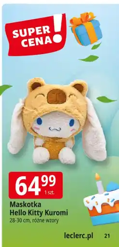 E.Leclerc Maskotka Hello Kitty oferta