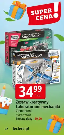 E.Leclerc Zestaw kreatywny Laboratorium Mechaniki oferta