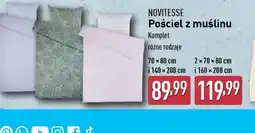 ALDI Pościel z muślinu Novitesse oferta