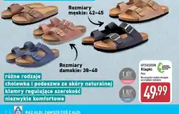 ALDI Klapki UP2Fashion oferta