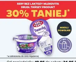 Netto Twaróg półtłusty bez laktozy Mlekovita oferta