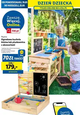 Lidl Kuchnia ogrodowa drewniana lub piaskownica oferta