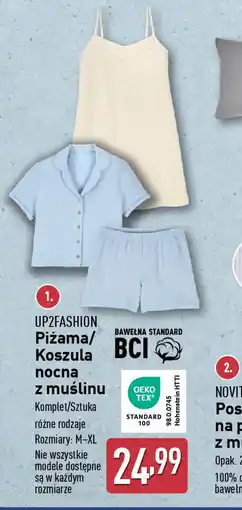 ALDI Piżama/Koszula nocna z muślinu oferta