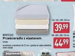 ALDI Prześcieradło z elastanem Novitesse oferta