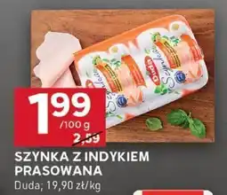 Stokrotka Szynka z indykiem prasowana Duda 100g oferta