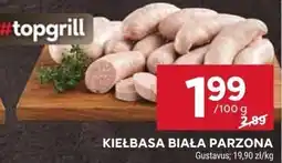 Stokrotka Kiełbasa biała parzona 100g Gustavus oferta
