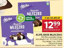 Stokrotka Czekolada Alpejskie Mleczko śmietankowym 330-350g Milka oferta