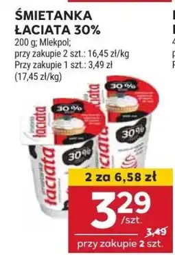Stokrotka Śmietanka Łaciata 30% 200 g Mlekpol oferta