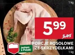 Stokrotka Porcje rosołowe ze skrzydełkami 1 kg Stokrotka oferta