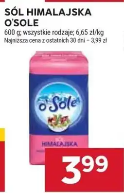 Stokrotka Sól himalajska O'Sole 600g oferta
