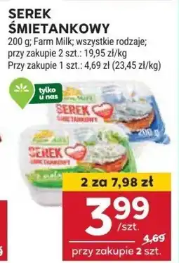 Stokrotka Serek śmietankowy 200 g Farm Milk oferta