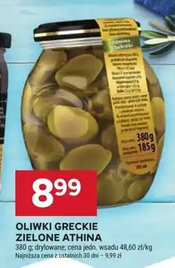 Stokrotka Oliwki greckie zielone Athina 380g oferta